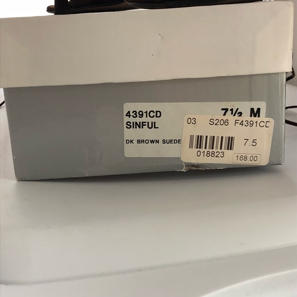 Charles David Suede Lace-Up Heels - Picture 7 of 7